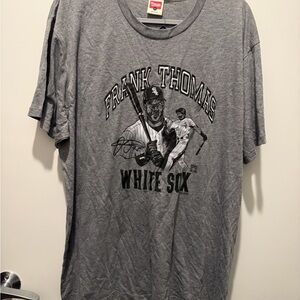 HOMAGE Gray Frank Thomas White Sox Graphic Tee